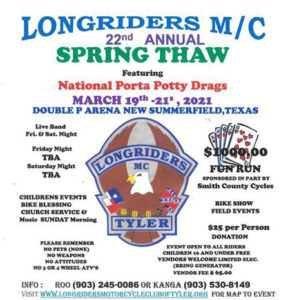 Spring Thaw & Porta Potty Drags 2021 Poster