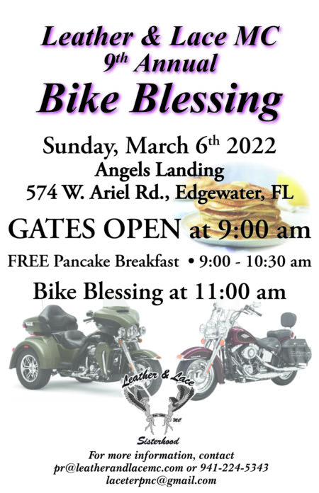 Leather & Lace MC Bike Blessing 2022 Flyer