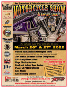 Co Motorcycle Show Swap 2022 poster