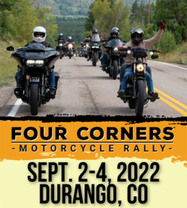 Four Corners Motorcycle Rally 2022 Banner