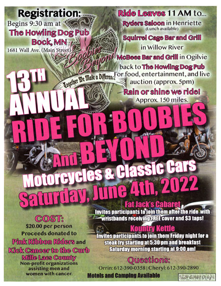 Ride Boobies & Beyond 2022 Poster