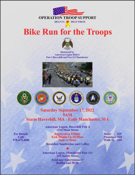 Bike Run for the Troops 2022