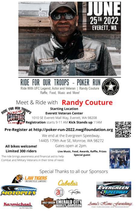 Ride for Our Troops Poker Run in Everett Poster