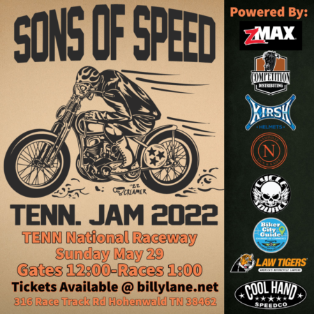 Sons of Speed TN Jam Banner