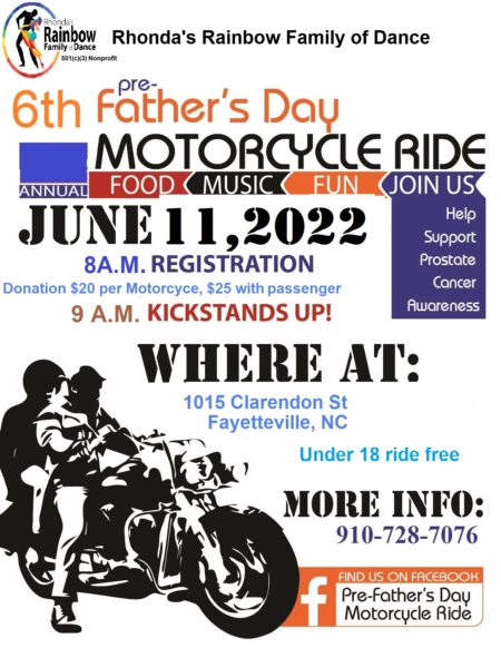 Pre-Father's Day Motorcycle Ride Banner