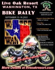 Live Oak Resort Rally 2022