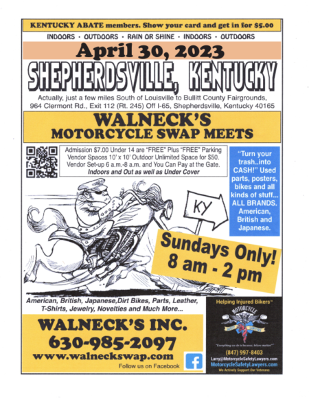 Shepherdsville Motorcycle Swap 2023 Poster
