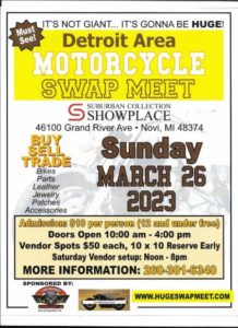 Detroit Area Motorcycle Swap Meet 2023