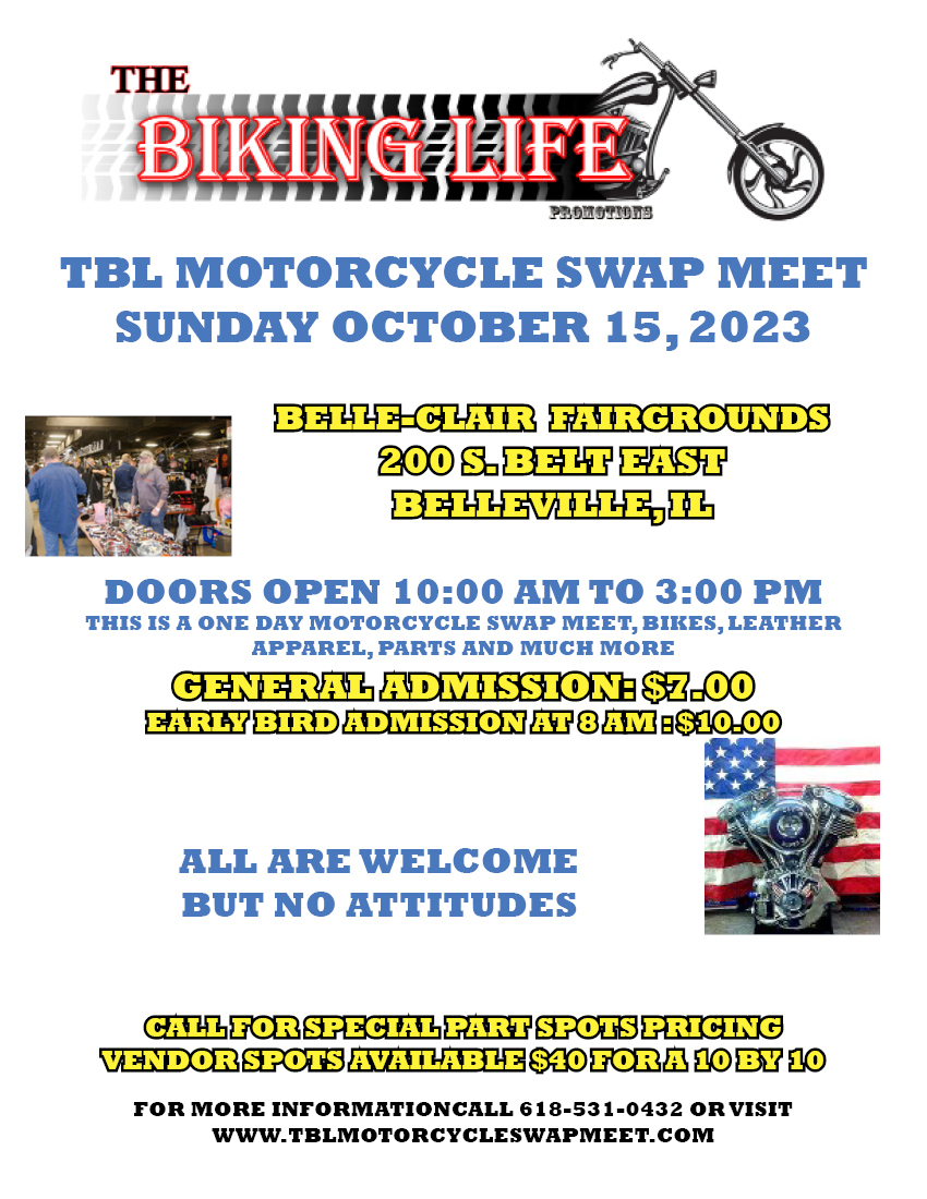 TBL Motorcycle Swap Meet October Poster