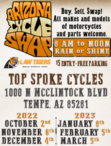 AZ Cycle Swap Meet 2023 Schedule