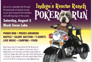 Indigos Dog Rescue 2023 Poker Run Flyer