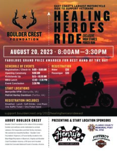 Healing Heroes Motorcycle Ride 2023