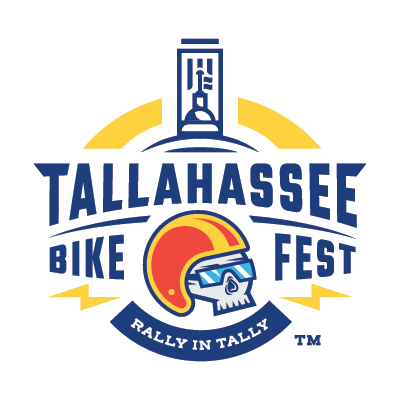 Tallahassee Bike Fest 2024 Skull Logo