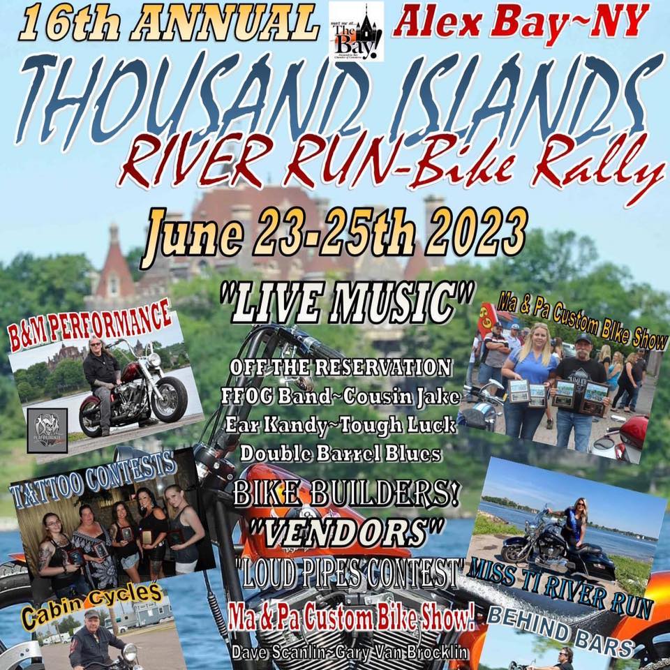 Thousand Islands River Run Rally 2023 Poster