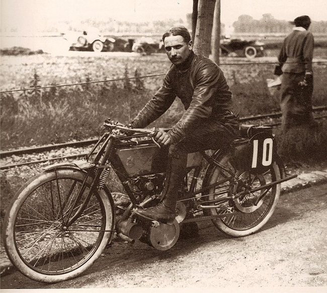 Vintage Picture of a Peugeot Motorcycle