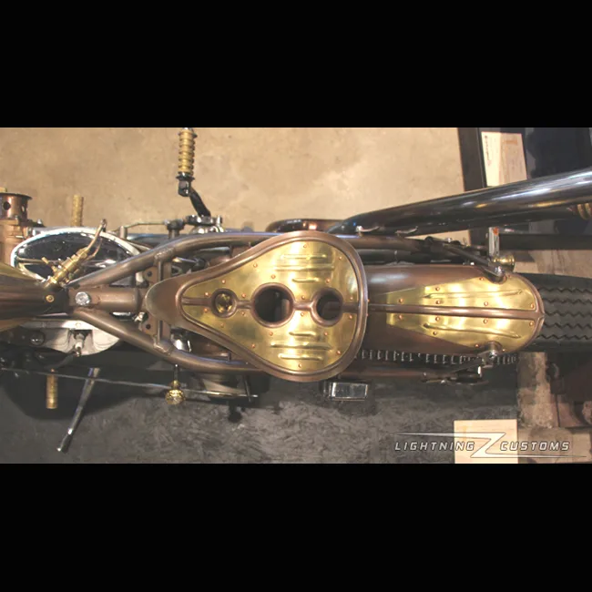 Birdseye View of Panhead Chopper