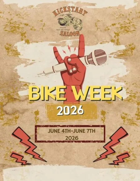 Bike Week at Kickstart Saloon