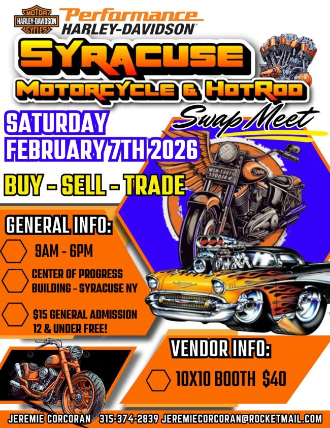 Syracuse Motorcycle & Hotrod Swap Meet