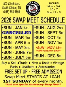 Biker Rags Motorcycle Swap Meet Flyer