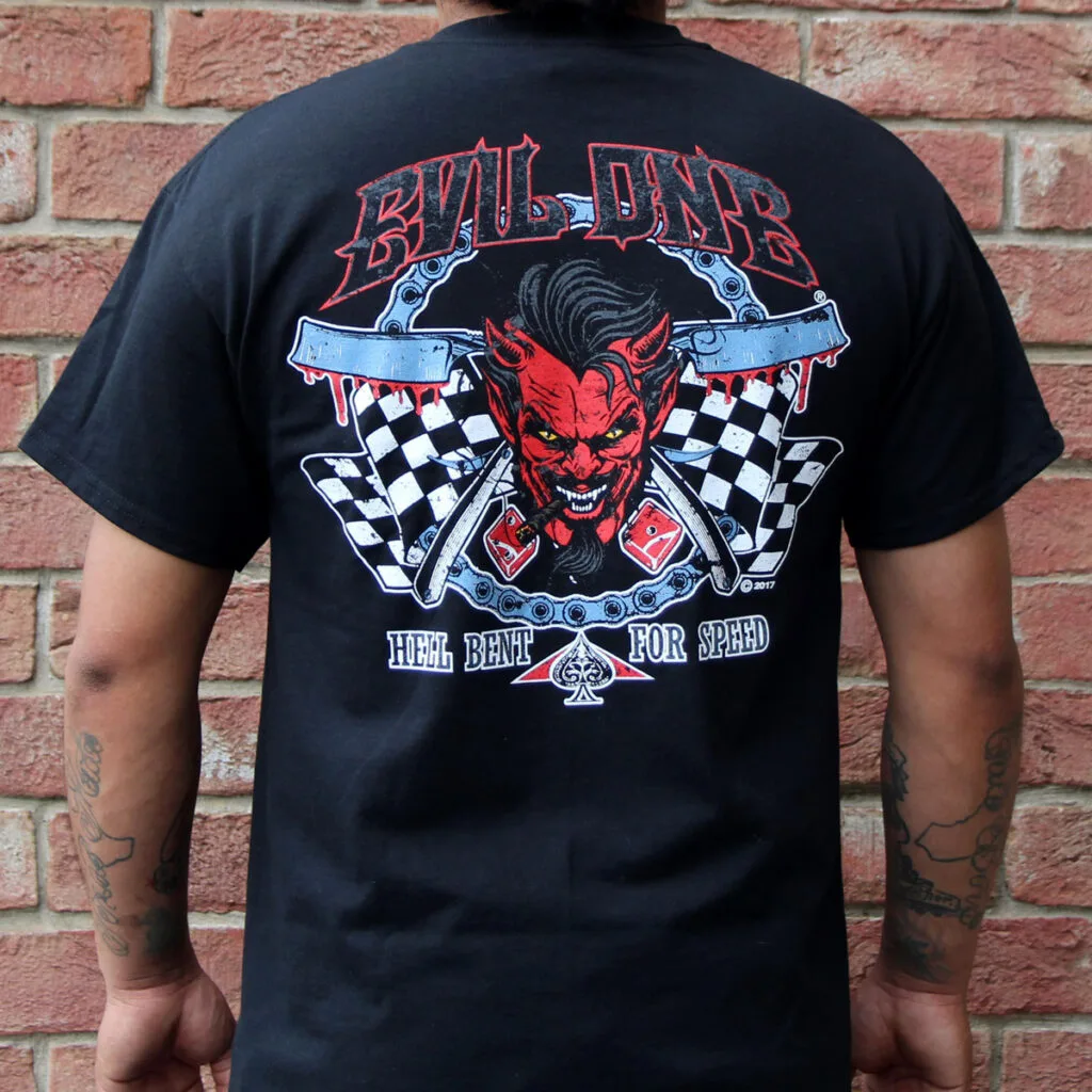Hell Bent for Speed Demon Biker T-Shirt