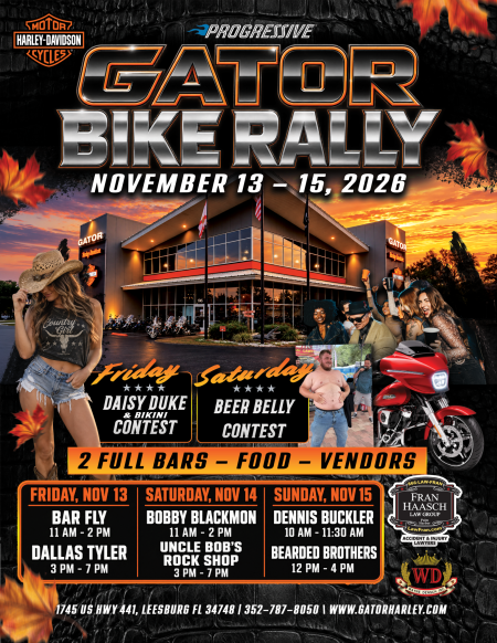 Gator Harley Fall Bike Rally
