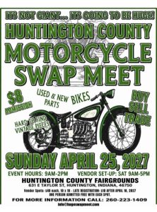 Huntington County Motorcycle Swap Meet 2027 Flyer
