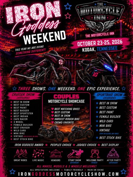 Iron Goddess Motorcycle Show 2026 Flyer