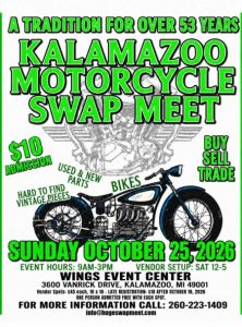Kalamazoo Swap Meet October 2026 Poster
