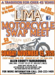 Lima Swap Meet in November