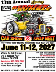 Spring Redneck Rumble 2027 Flyer